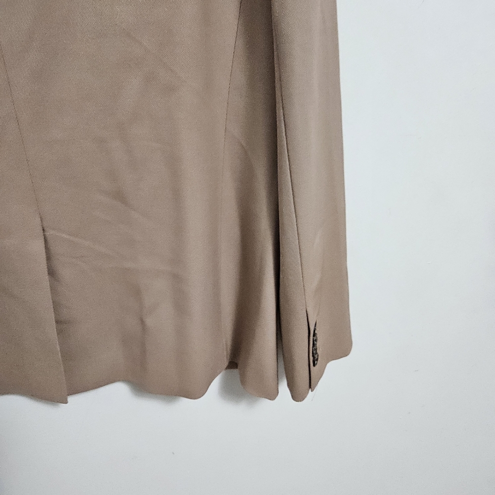 SOLD Aritzia Babaton Vogue Oversized City Wool Blazer Sz 1 S/M Camel - Picture 12 of 16